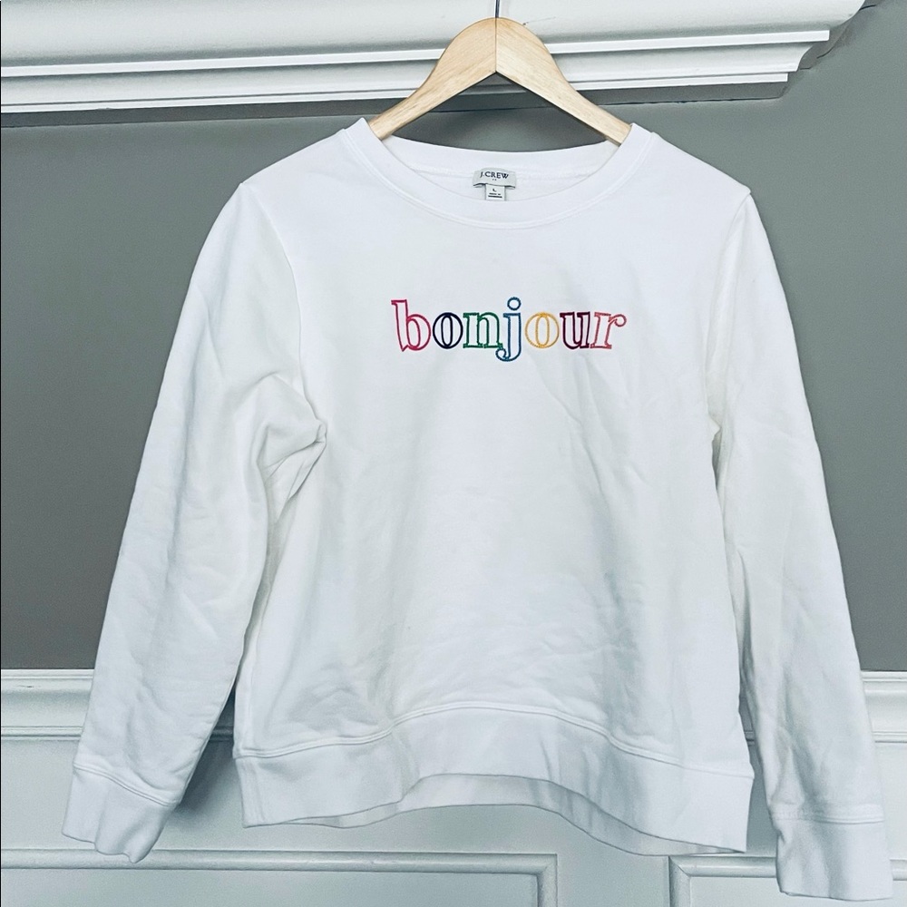 J. Crew sweatshirt L - like new